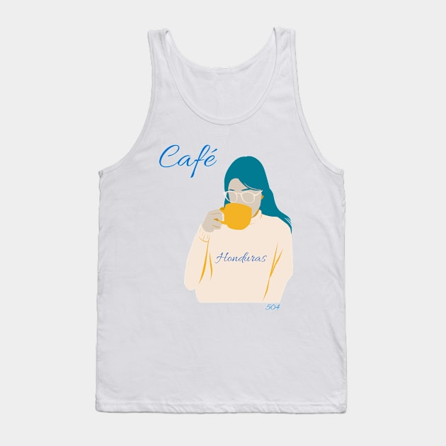 Honduras 504 Cafe Tank Top by CA~5